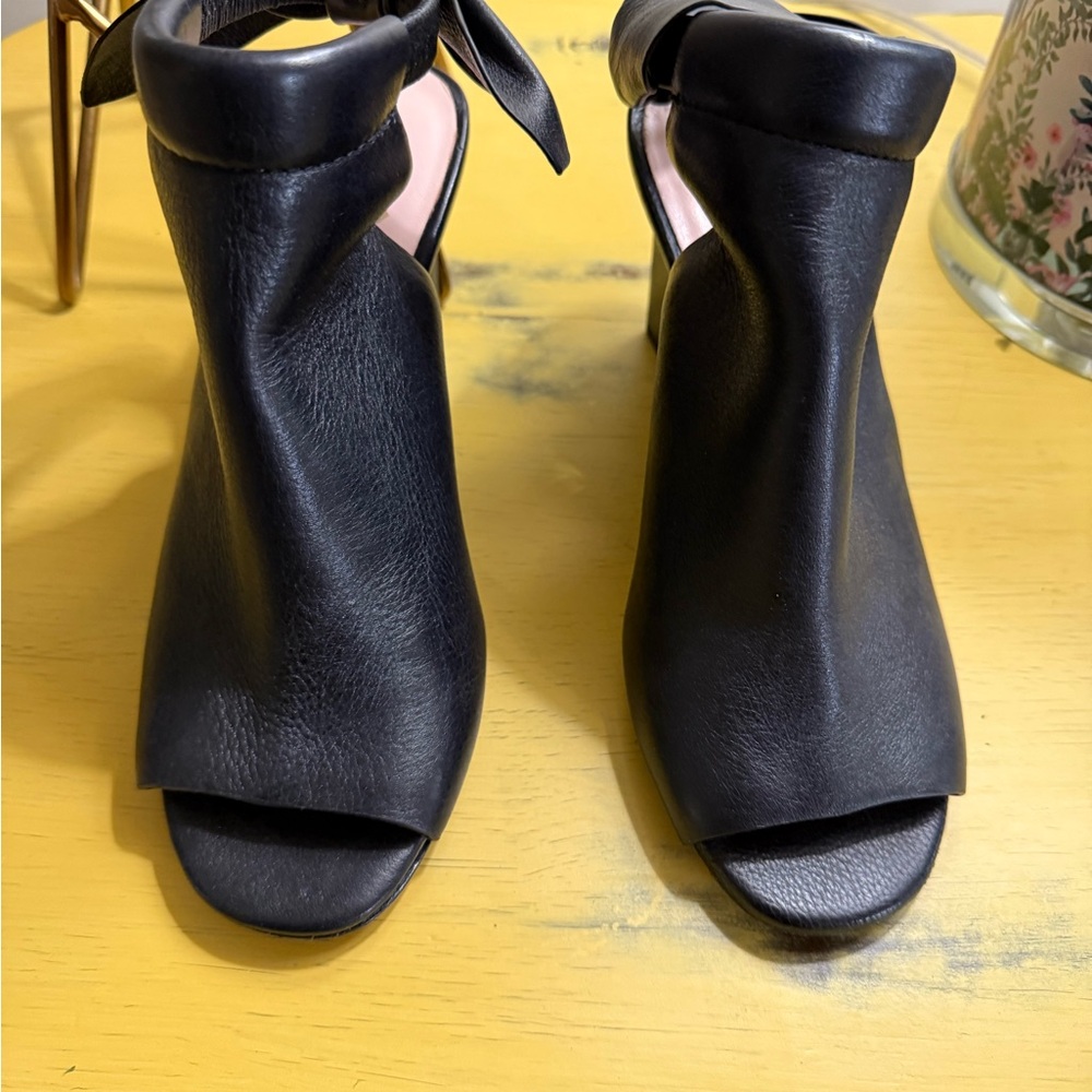 Elegant Kate Spade Black Women's Peep-Toe Shoes